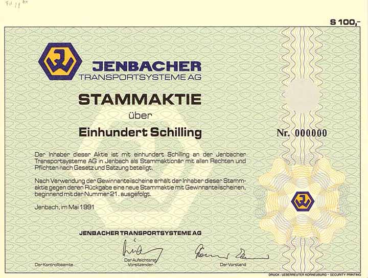 Jenbacher Transportsysteme AG