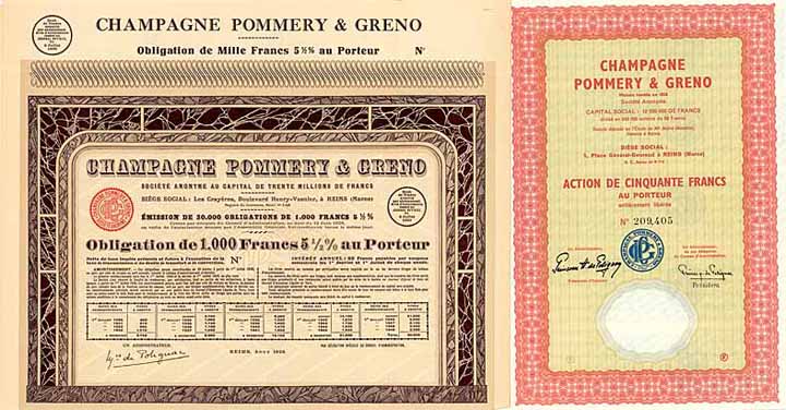 Champagne Pommery & Greno S.A. (2 Stücke)