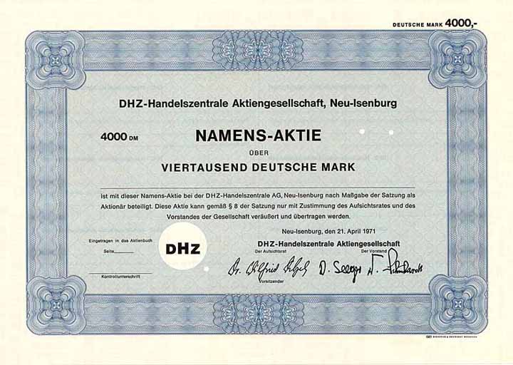 DHZ-Handelszentrale AG