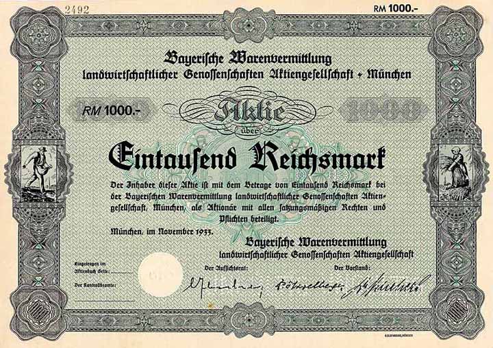 Bayerische Warenvermittlung landwirtschaftlicher Genossenschaften AG