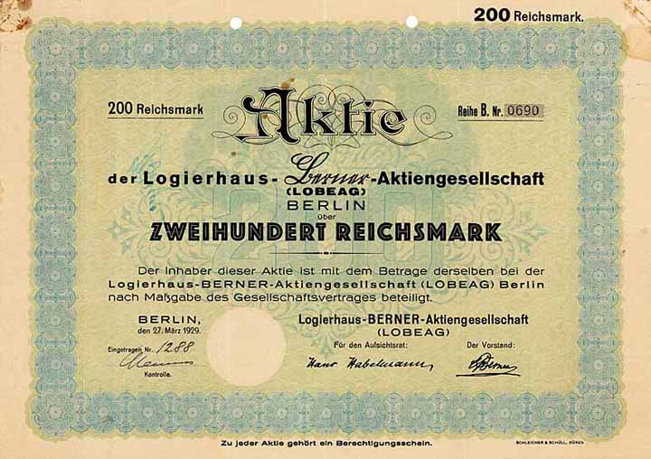 Logierhaus-BERNER-AG (LOBEAG)