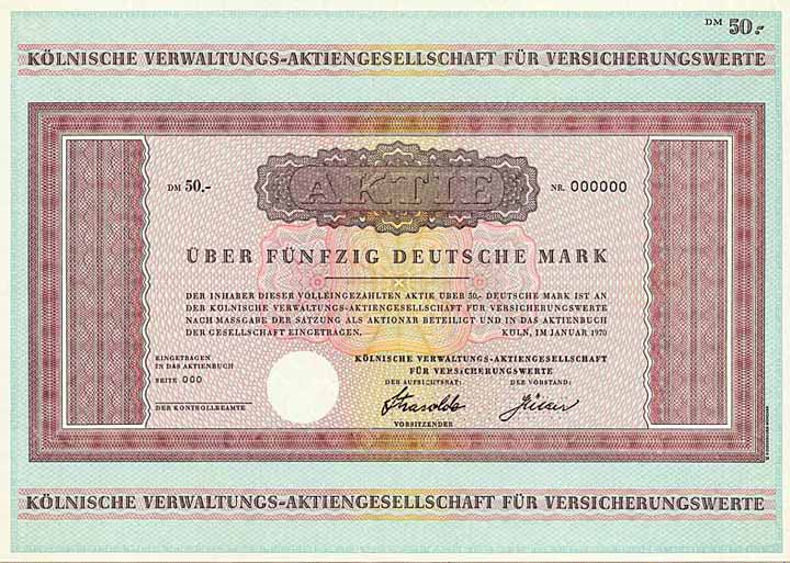 Kölnische Verwaltungs-AG für Versicherungswerte