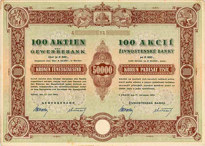 Gewerbebank (Zivnostenská Banka)