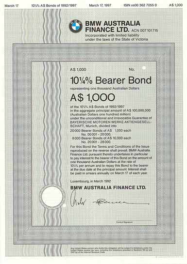 BMW Australia Finance Ltd.