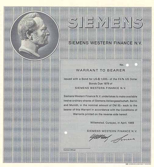 Siemens Western Finance N.V.