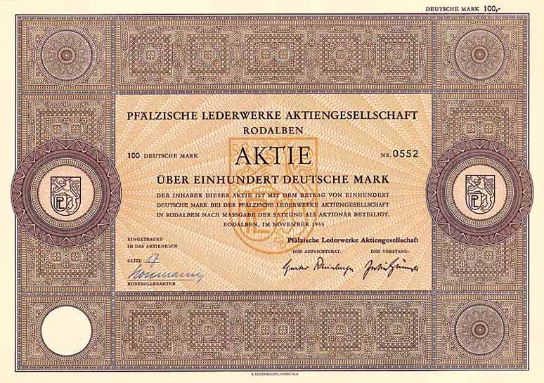 Pfälzische Lederwerke AG