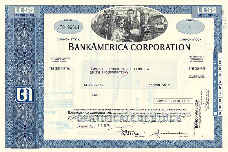 BankAmerica Corp.