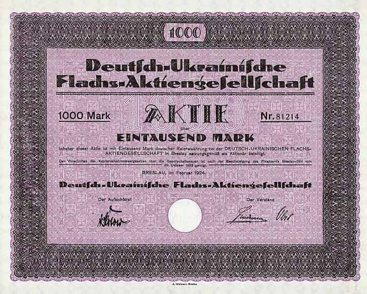 Deutsch-Ukrainische Flachs-AG