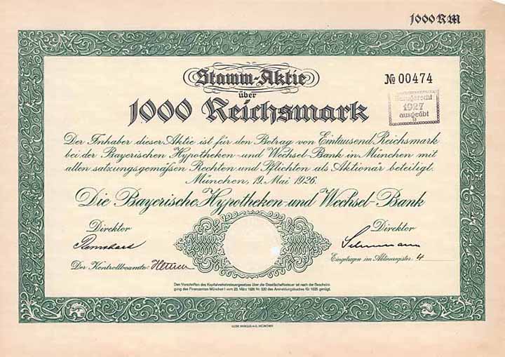 Bayerische Hypotheken- und Wechsel-Bank