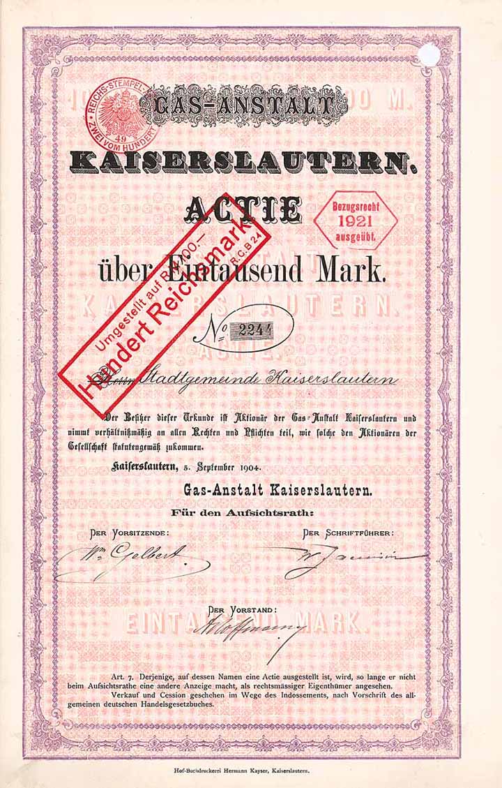 Gas-Anstalt Kaiserslautern