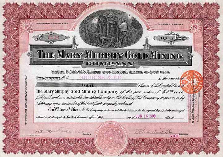 Mary Murphy Gold Mining Co.