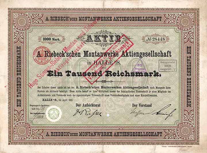 A. Riebeck'sche Montanwerke AG