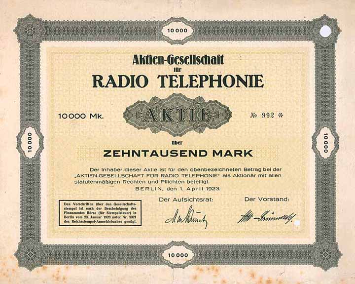 AG für Radio Telephonie