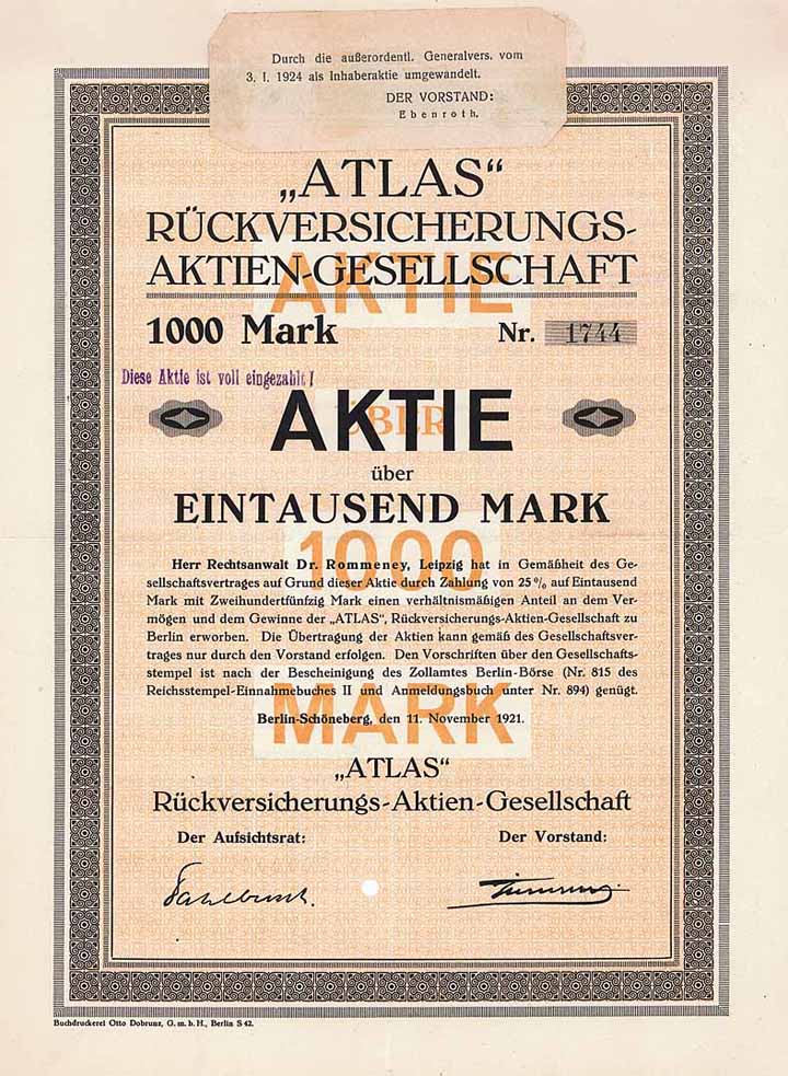 Atlas Rückversicherungs-AG