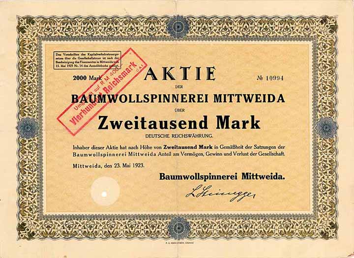 Baumwollspinnerei Mittweida