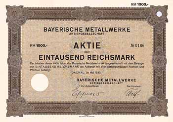 Bayerische Metallwerke AG