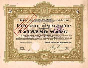 Dresdner Gardinen- und Spitzen-Manufactur AG