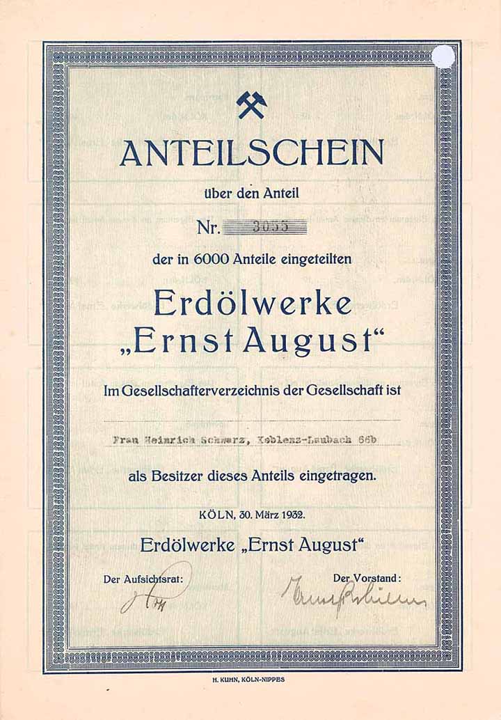 Erdölwerke "Ernst August"