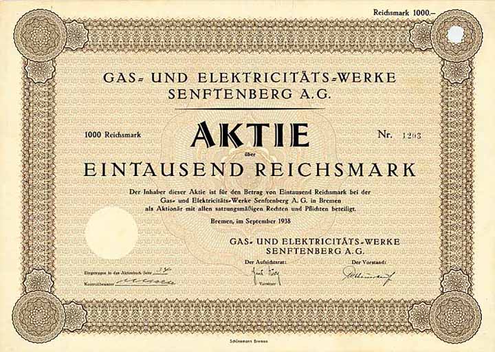 Gas- und Elektricitäts-Werke Senftenberg AG