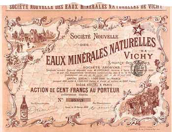 Soc. Nouvelle des Eaux Minerales Naturelles de Vichy