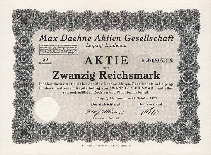 Max Daehne AG