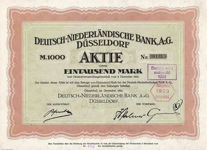 Deutsch-Niederländische Bank AG