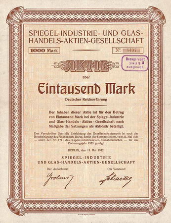 Spiegel-Industrie- und Glas-Handels-AG