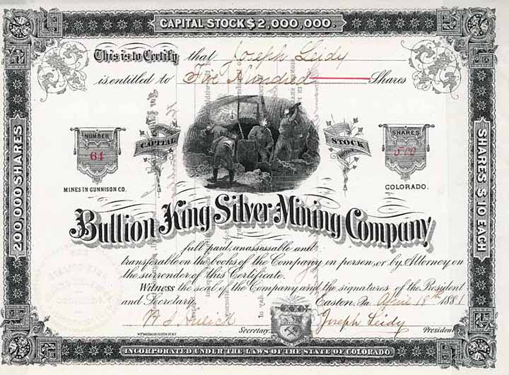 Bullion King Silver Mining Co.