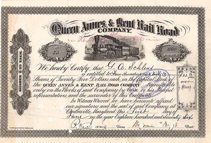 Queen Annes & Kent Railroad