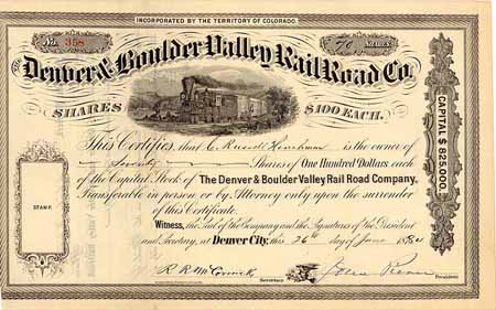 Denver & Boulder Valley Railroad