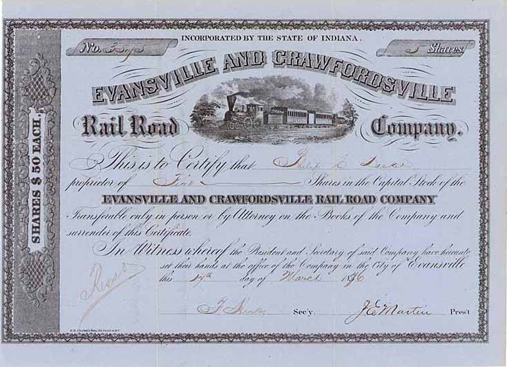 Evansville & Crawfordsville Railroad
