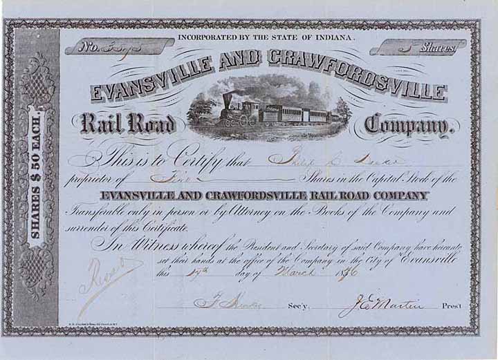 Evansville & Crawfordsville Railroad