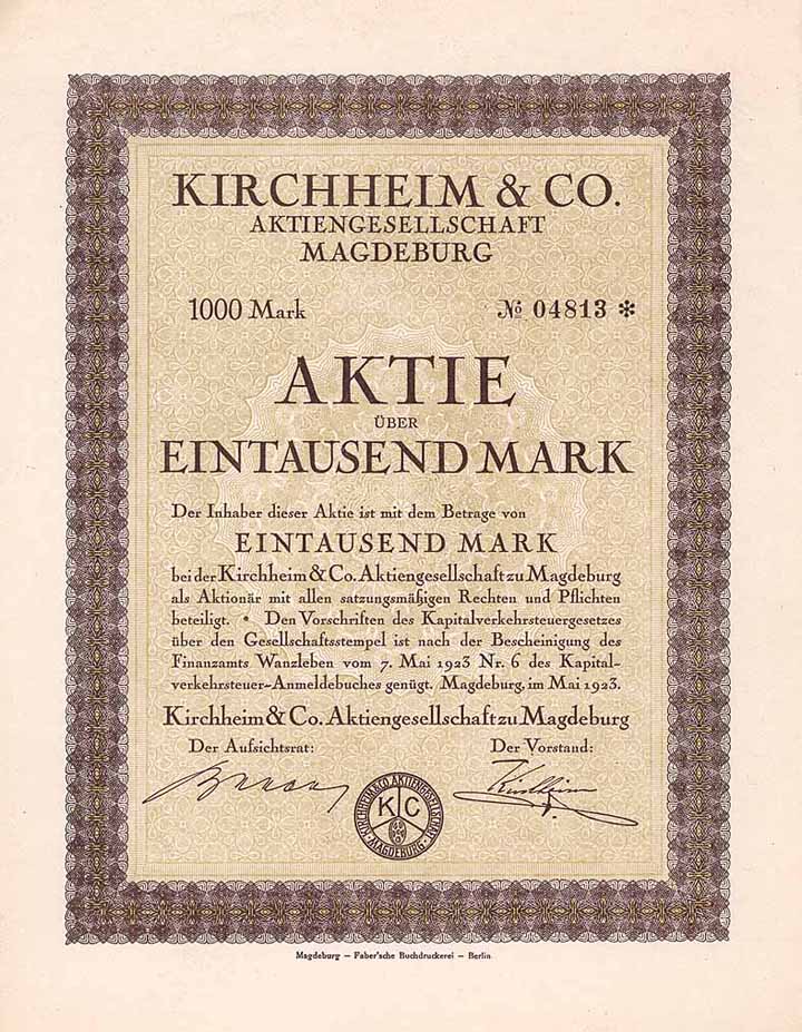 Kirchheim & Co. AG