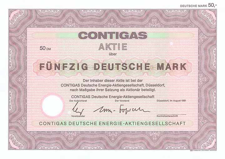 Contigas Deutsche Energie-AG