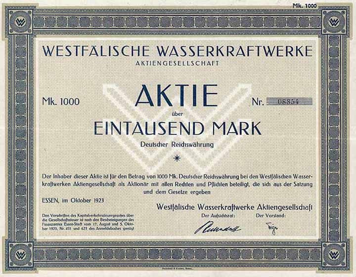 Westfälische Wasserkraftwerke AG