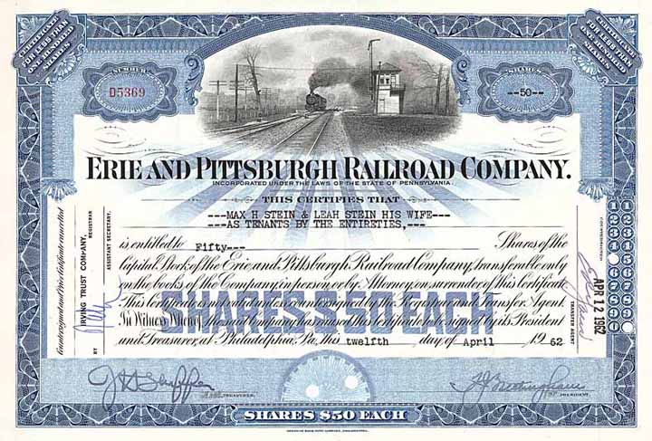 Erie & Pittsburgh Railroad