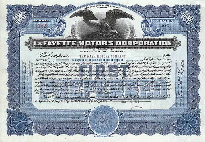 La Fayette Motors Corp.