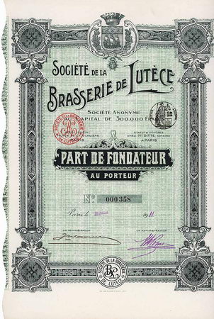 Soc. de la Brasserie de Lutèce S.A.