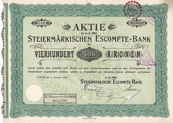 K.k. priv. Steiermärkische Escompte-Bank