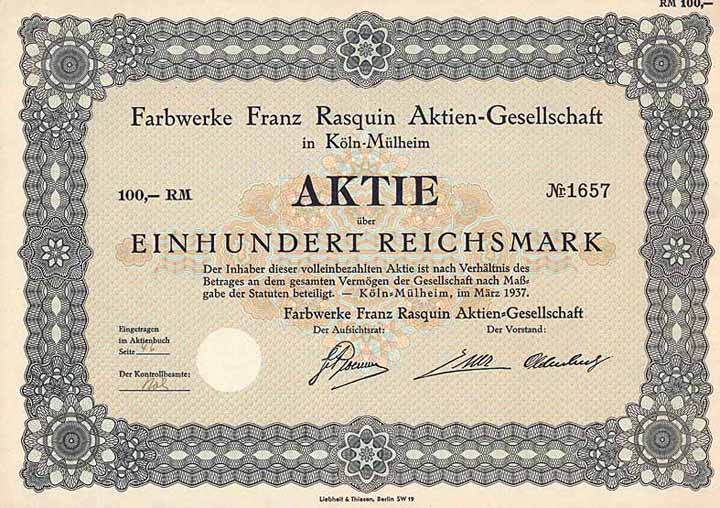 Farbwerke Franz Rasquin AG