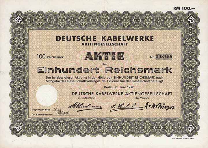 Deutsche Kabelwerke AG