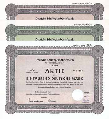 Deutsche Schiffspfandbriefbank AG (3 Stücke)