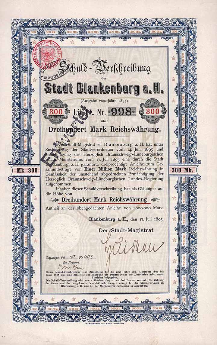 Stadt Blankenburg a.H.