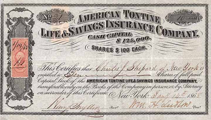 American Tontine Life & Savings Insurance Co.