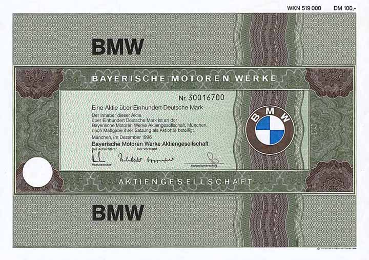 Bayerische Motoren Werke AG