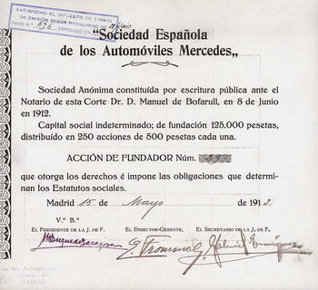 Sociedad Espanola de los Automóviles Mercedes