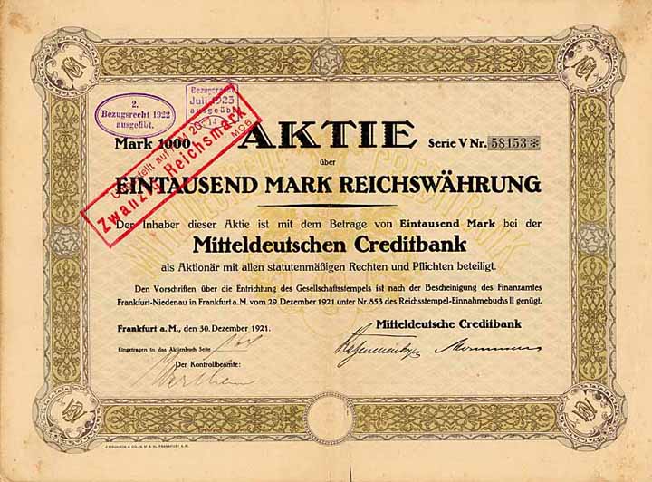 Mitteldeutsche Creditbank