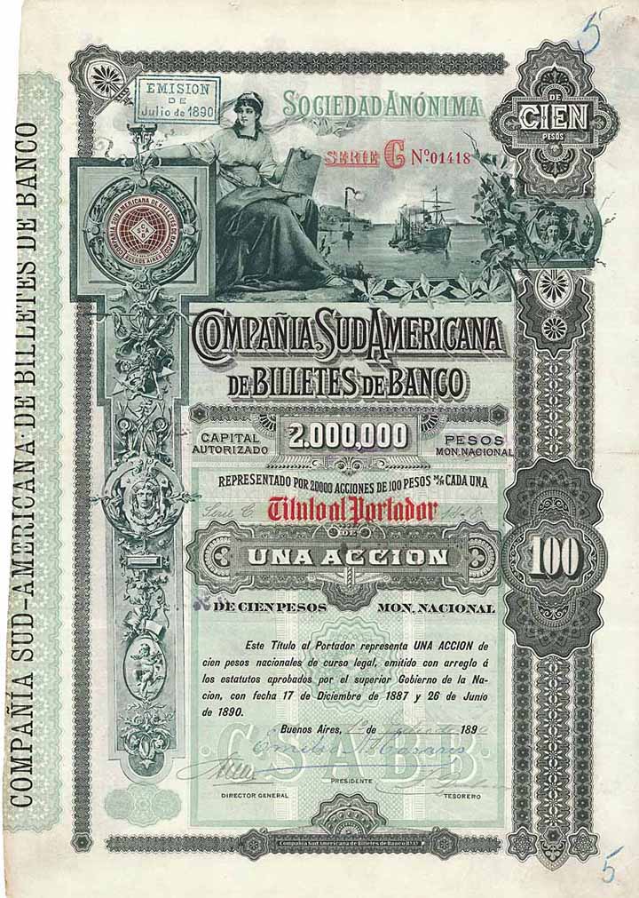 Cia. Sud Americana de Billetes de Banco S.A.