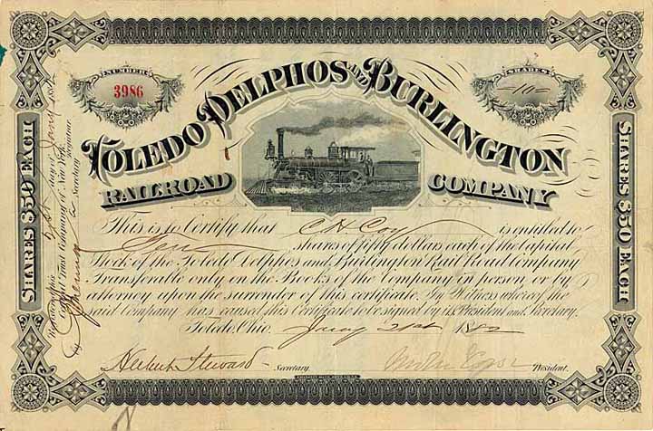 Toledo, Delphos & Burlington Railroad