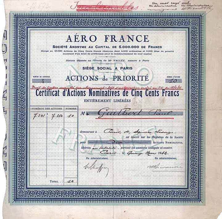 Aéro France S.A.